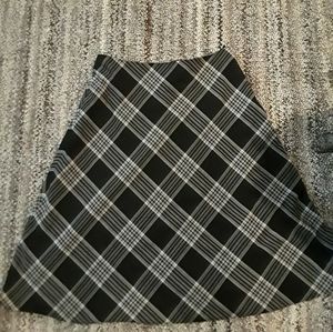 Business Casual Buffalo Plaid Skirt size 16
